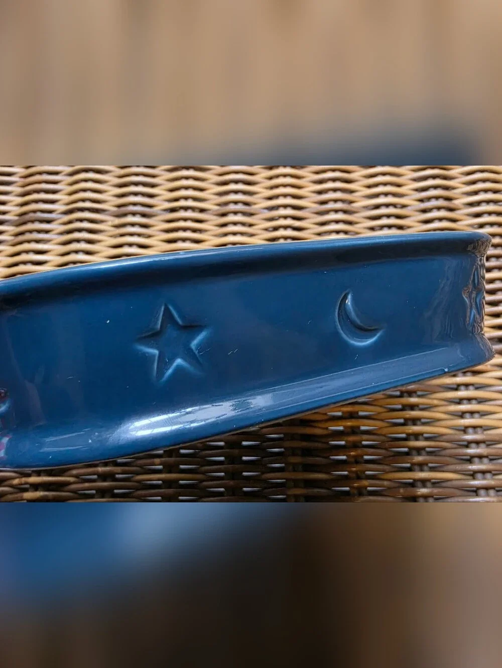 Springmaid Celestial Soap Dish And Cup Sun  Moon Y2K